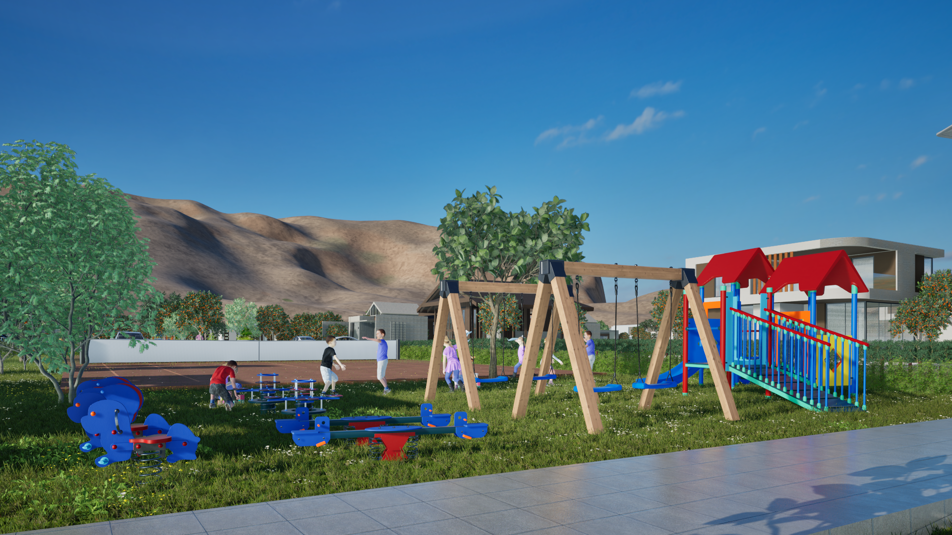 Render 3D del proyecto La Finca de Don Pedro — vista 11