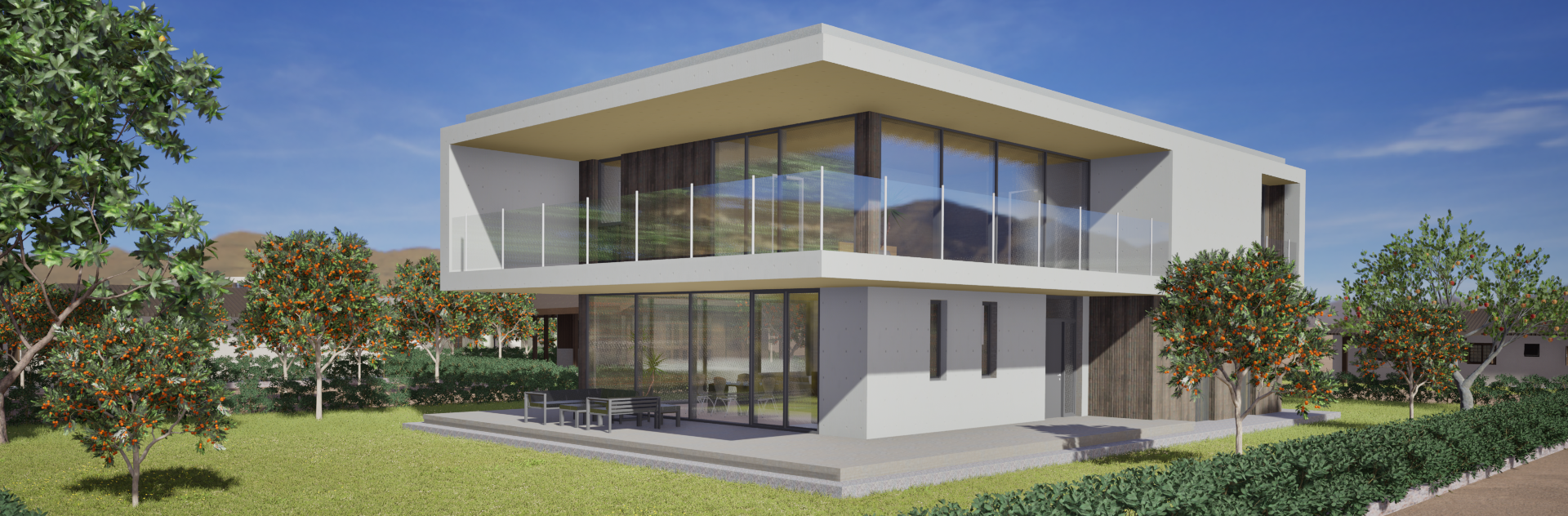 Render 3D del proyecto La Finca de Don Pedro — vista 6