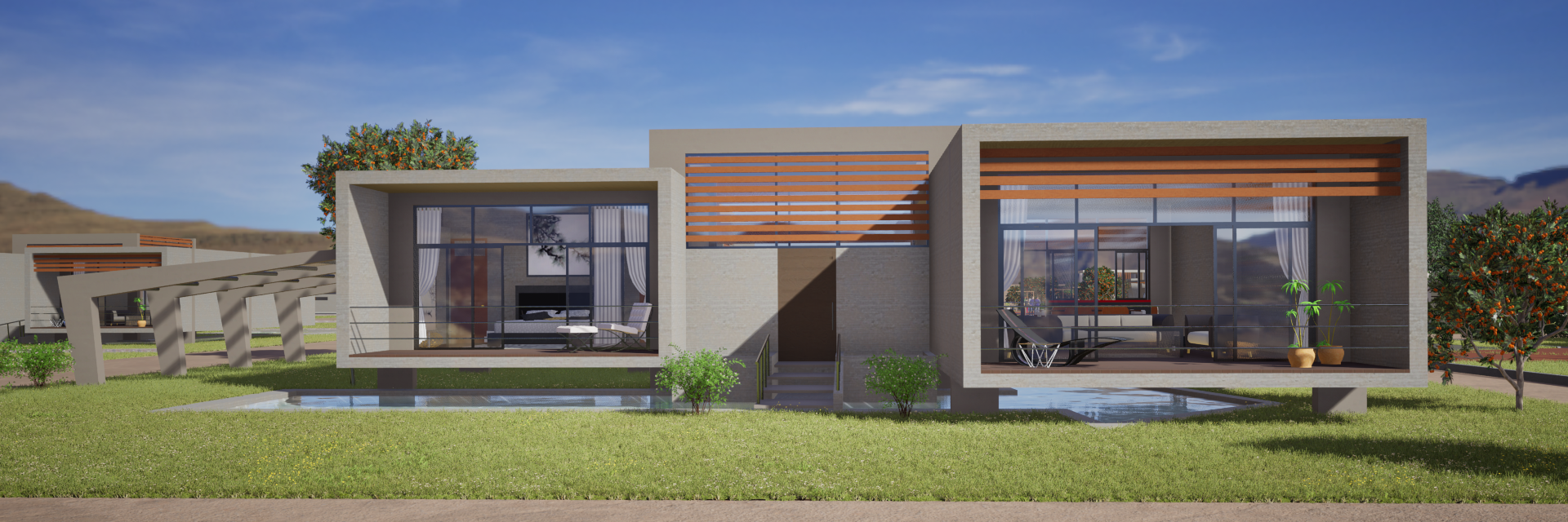 Render 3D del proyecto La Finca de Don Pedro — vista 7