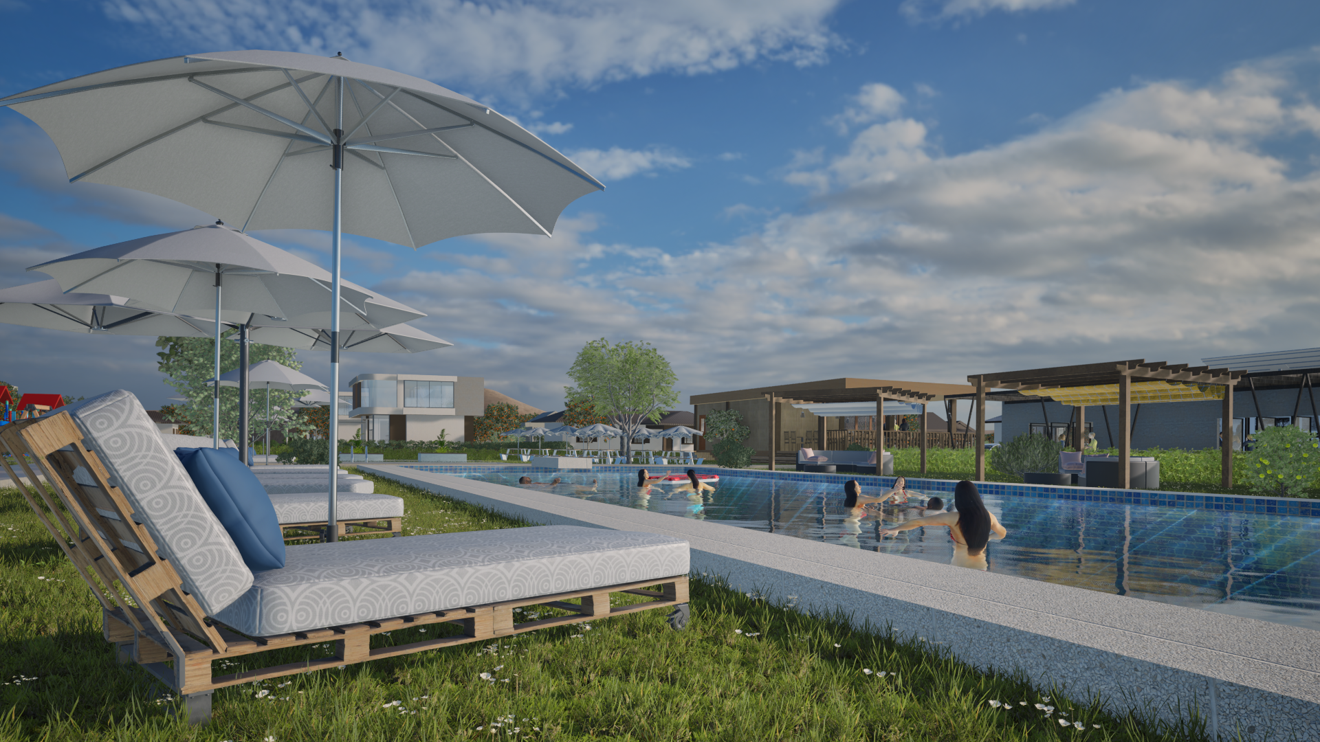 Render 3D del proyecto La Finca de Don Pedro — vista 8